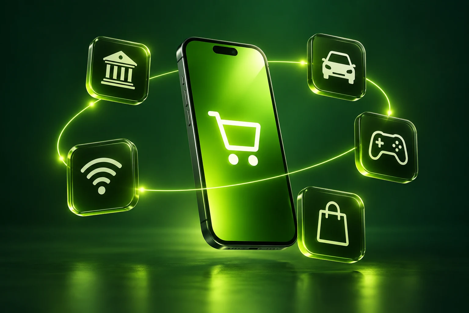 Smartfon łączący finanse, motoryzację, rozrywkę i zakupy